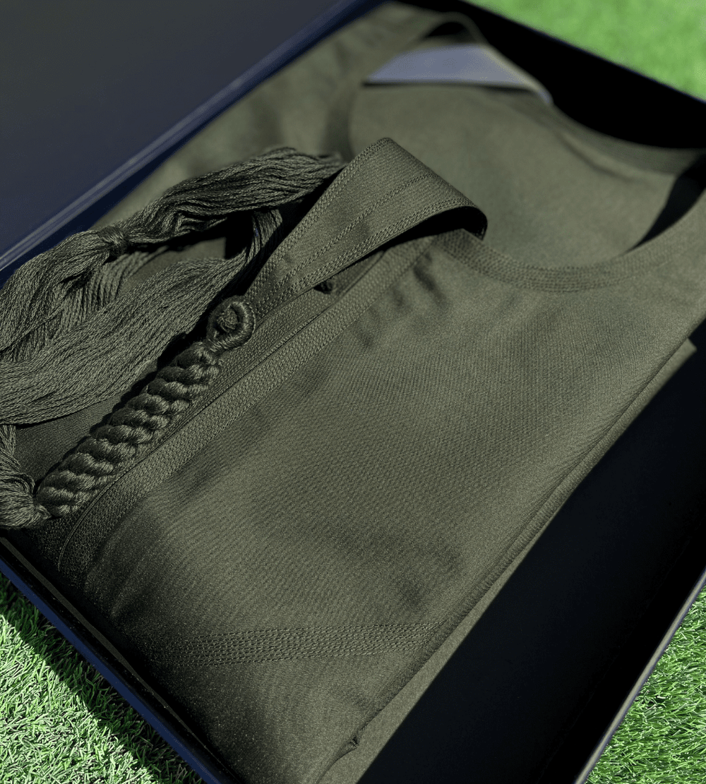 Mens Forest Green Emirati Thobe