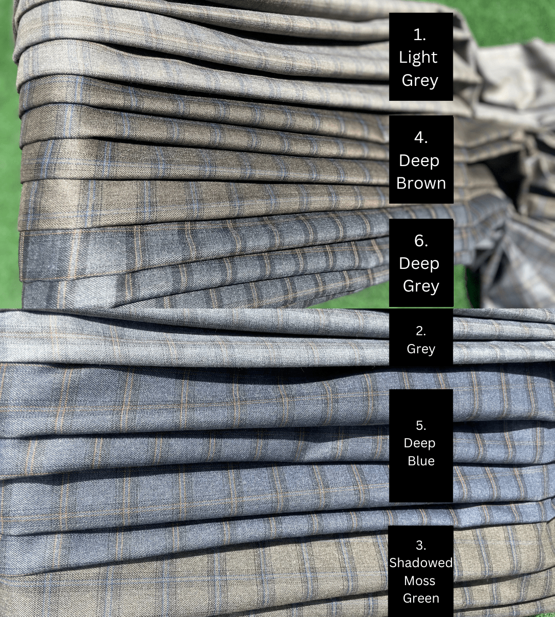 Kids Checkered Cashmere Wool Jubba Thobe - Limited Edition