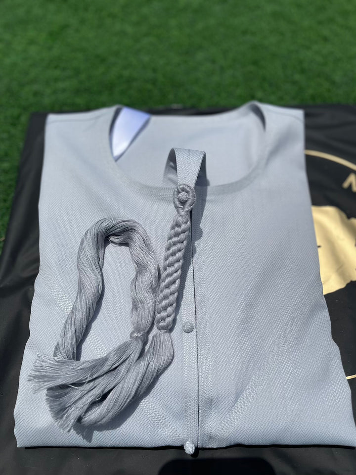 الرجال الرمادي الفاتح الفاتح الإماراتية ثوب