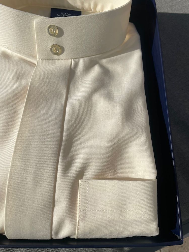 Mens Cream Cashmere Wool Saudi Thobe