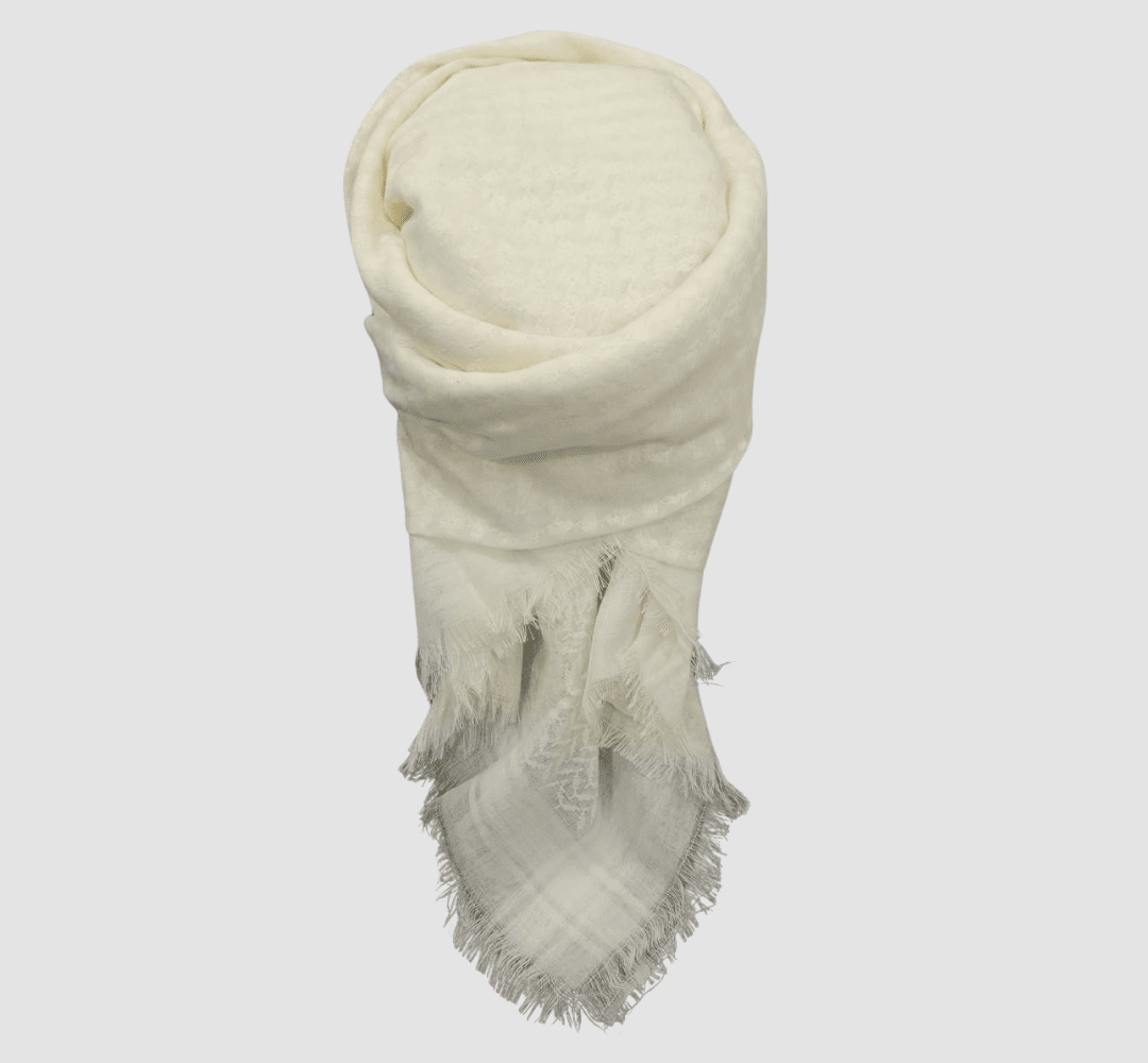 Mens Ready Made Cream Arab Hat Shemagh Keffiyeh