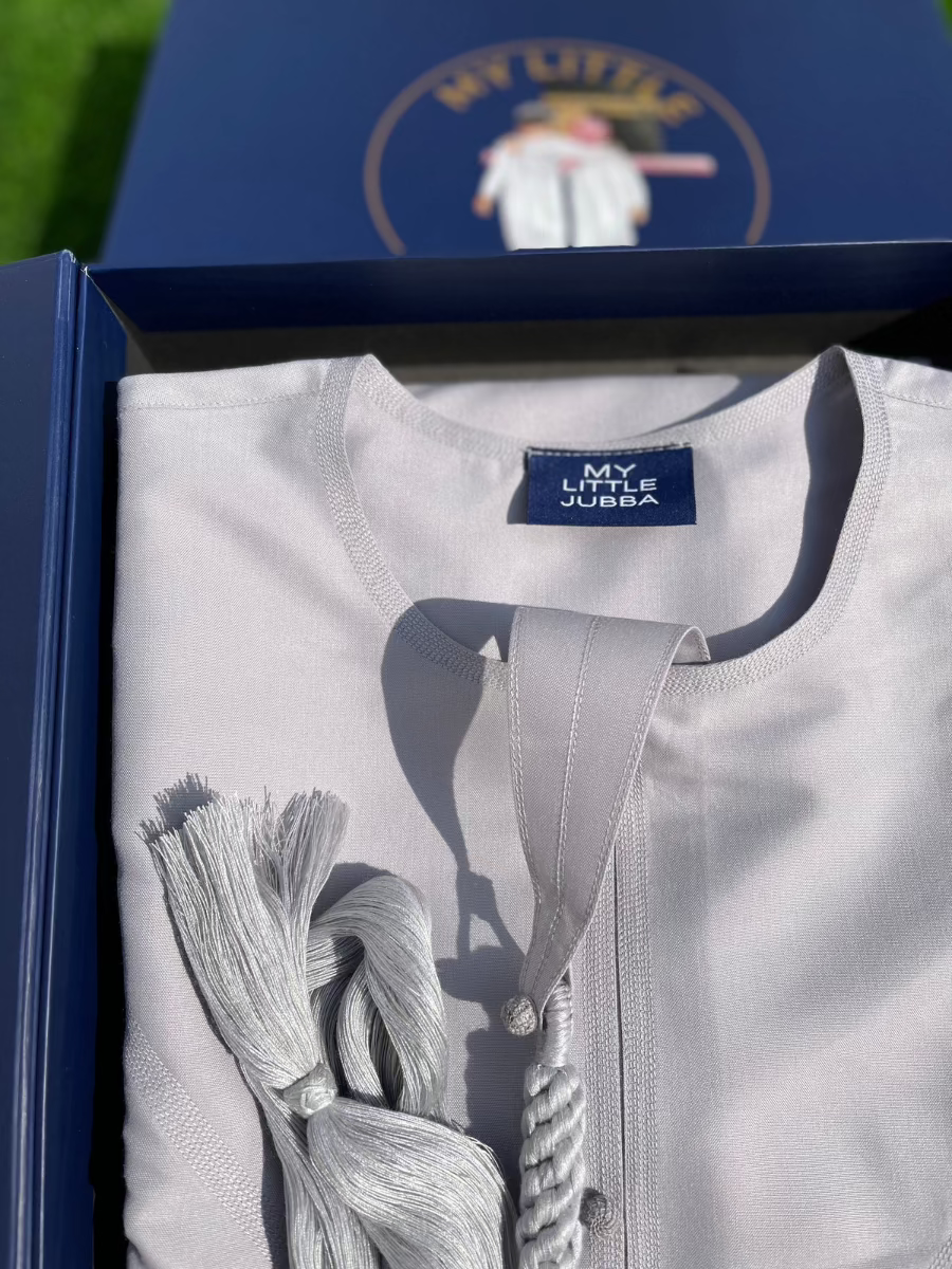 Mens Grey Emirati Thobe