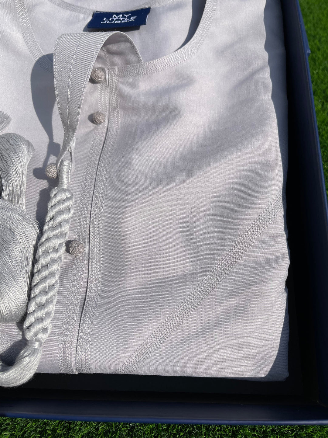 Mens Grey Emirati Thobe