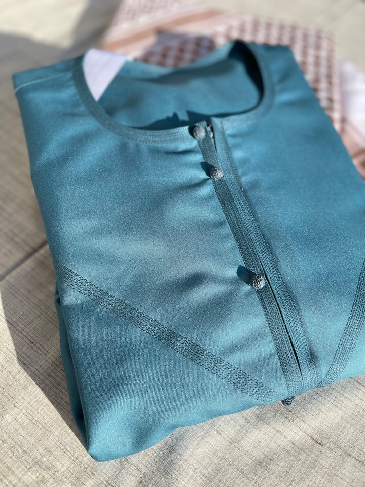 Mens Turquoise Majesty Emirati Thobe