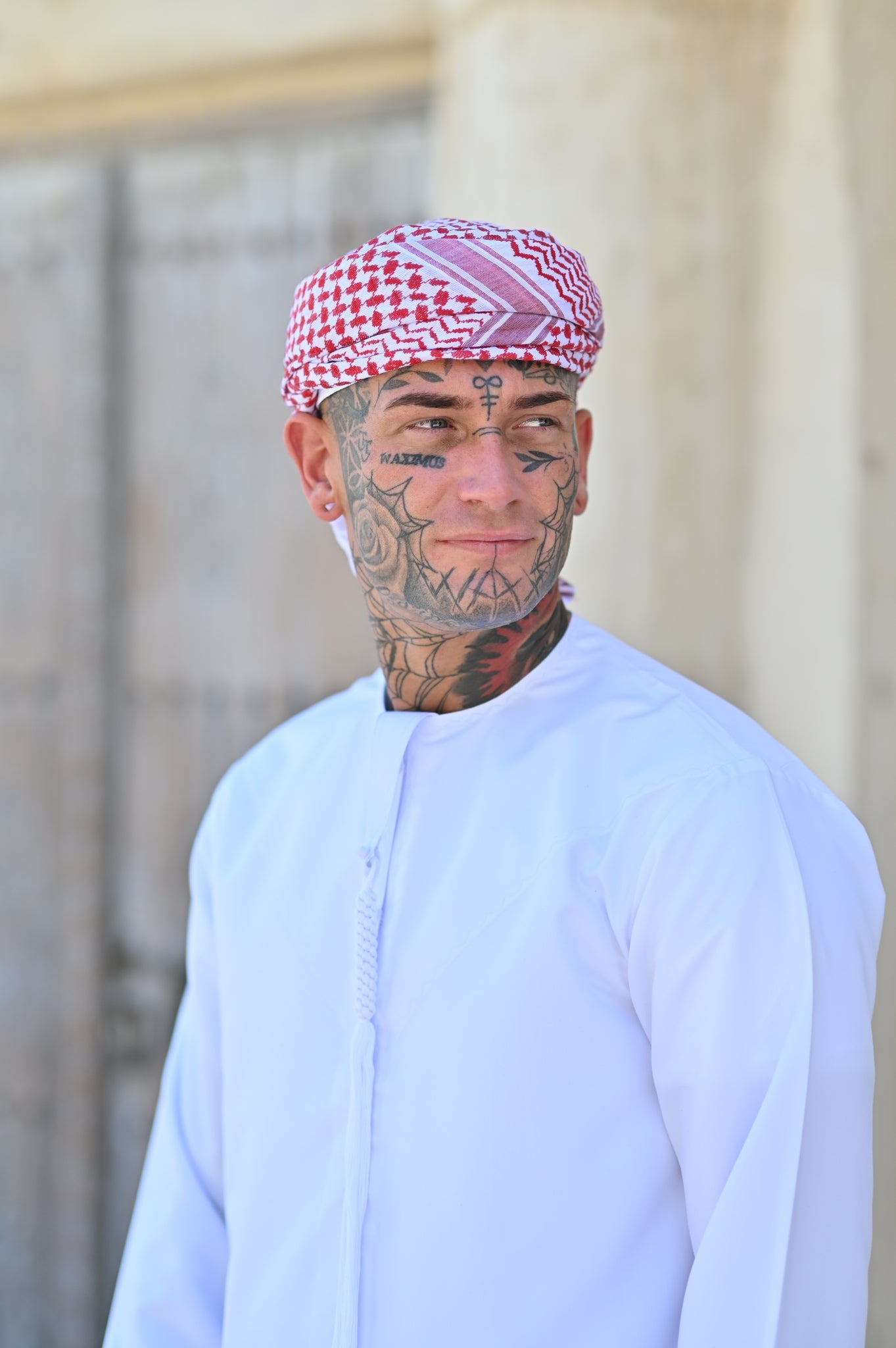 Mens & Kids Adjustable Ready Made Arab Hat Shemagh Keffiyeh Wrap 23"