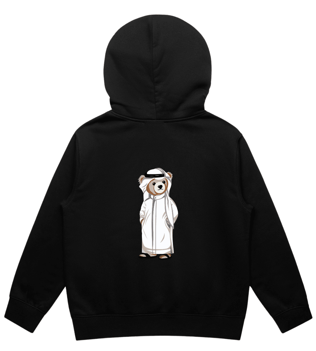 Premium Kids Personalized Black Hoodie - Ultra Soft 320 GSM Kuwaiti