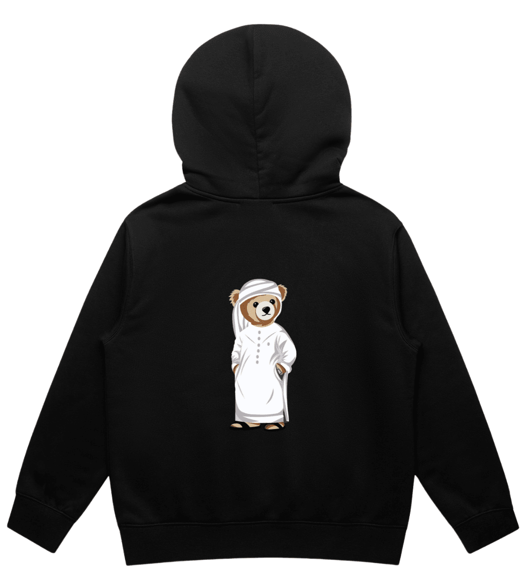 Premium Kids Personalized Black Hoodie - Ultra Soft 320 GSM Emirati