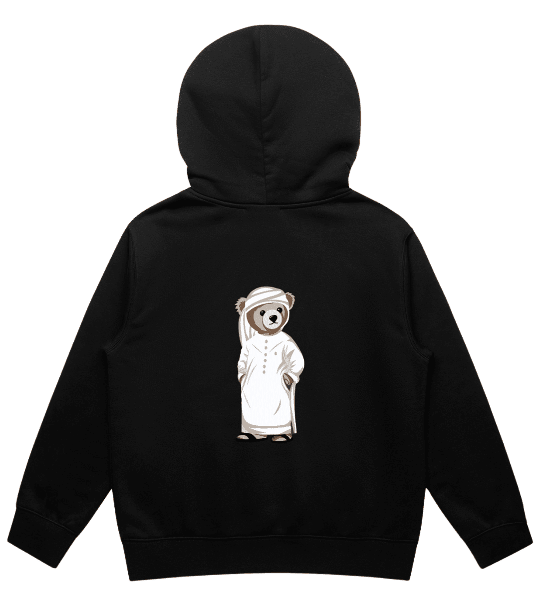 Premium Kids Personalized Black Hoodie - Ultra Soft Emirati