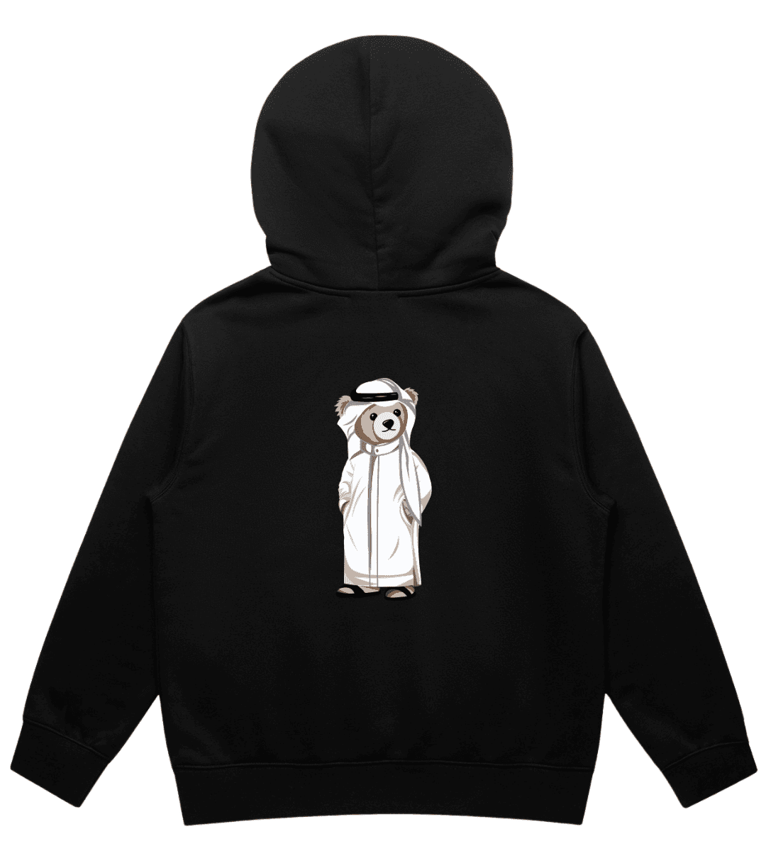 Premium Kids Personalized Black Hoodie - Ultra Soft Kuwaiti