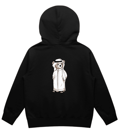 Premium Kids Personalized Black Hoodie - Ultra Soft Kuwaiti