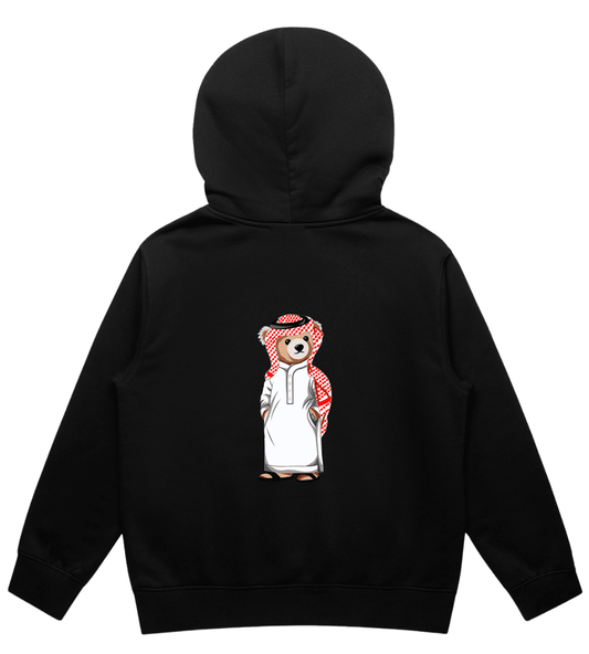 Premium Kids Personalized Black Hoodie - Ultra Soft Saudi