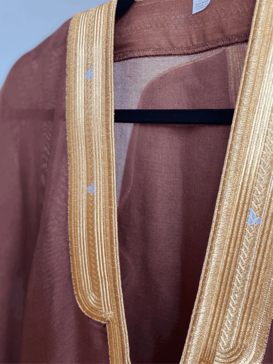 Men's High Quality Brown Bisht