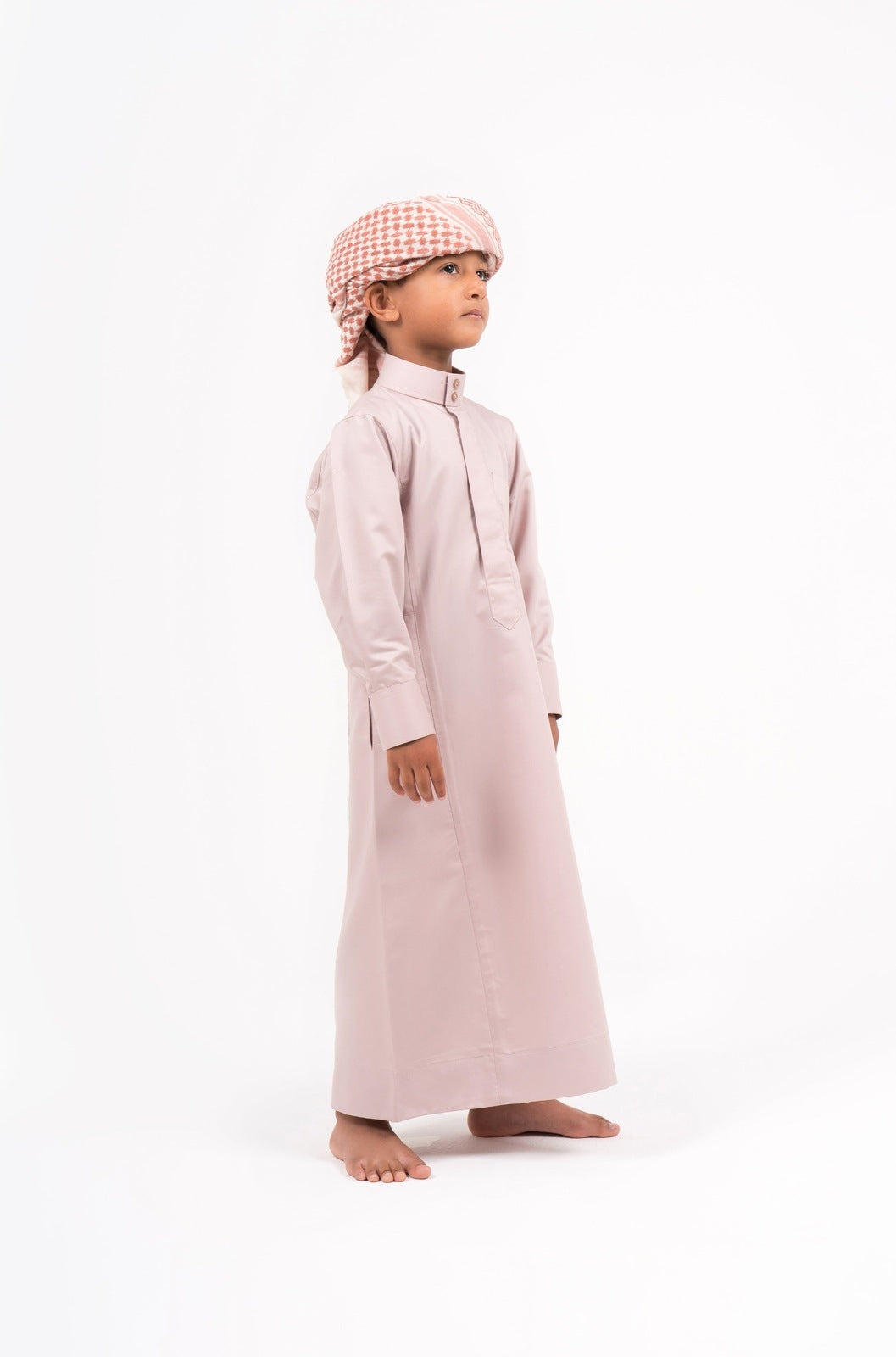 Kids Mauve Saudi Hijazi Jubba Thobes