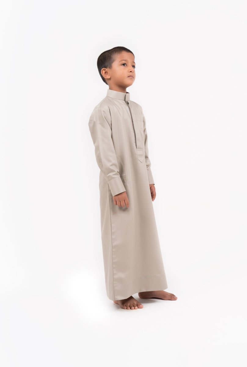 Kids Kuwaiti Latte Jubba Thobes