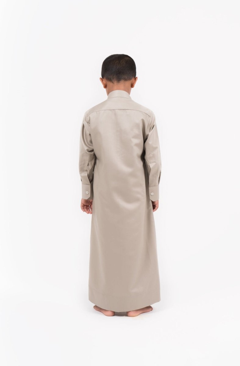 Kids Kuwaiti Latte Jubba Thobes