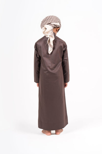 Kids Abadi Chocolate Jubba Thobes