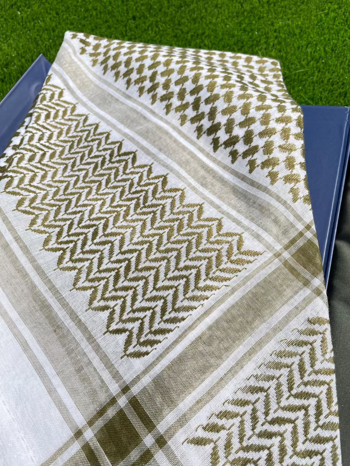 Mens Emerald Green Keffiyeh Scarf