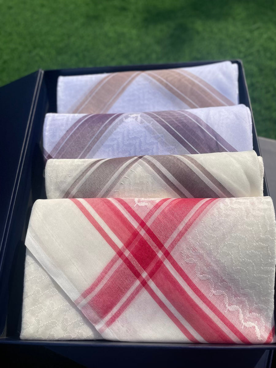 Exclusive Sand & Berry Collection 4-Piece Keffiyeh Box Set - Limited Edition