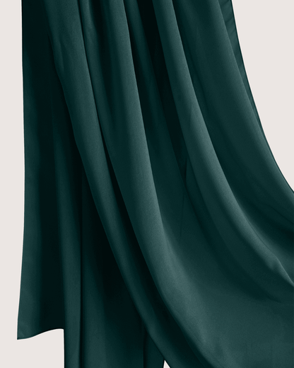 Premium Forest Green Chiffon Hijab Scarf