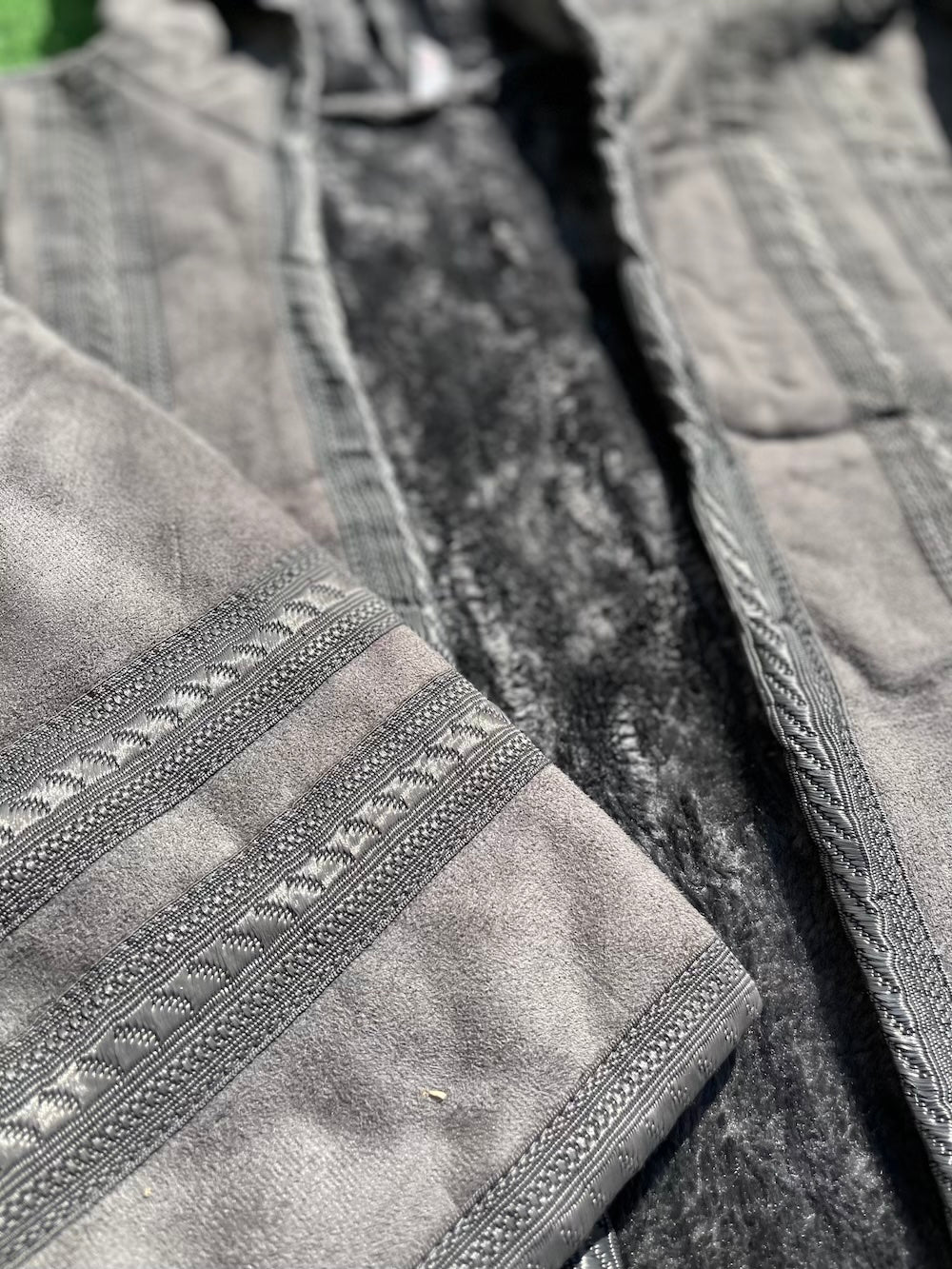 Syrian Farwa Fur Coat Grey