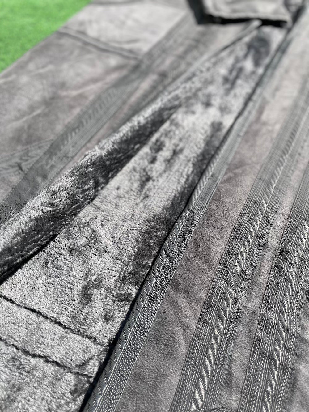 Syrian Farwa Fur Coat Grey