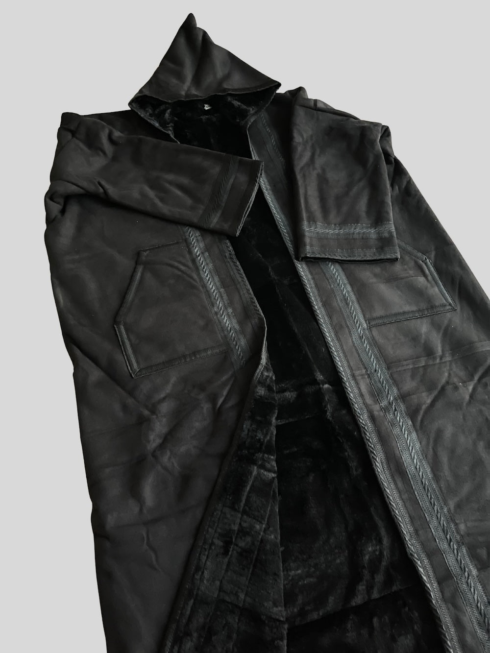 Syrian Farwa Fur Coat Black