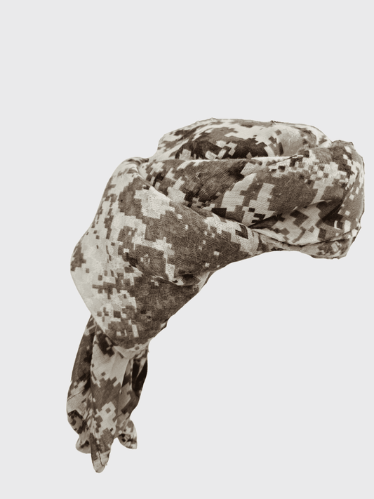 Mens Ready Made Camouflage Arab Hat Shemagh Keffiyeh