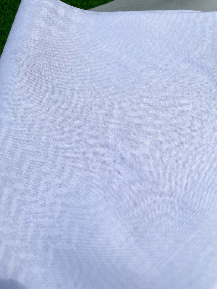 Mens White Luxury Shemagh Scarf