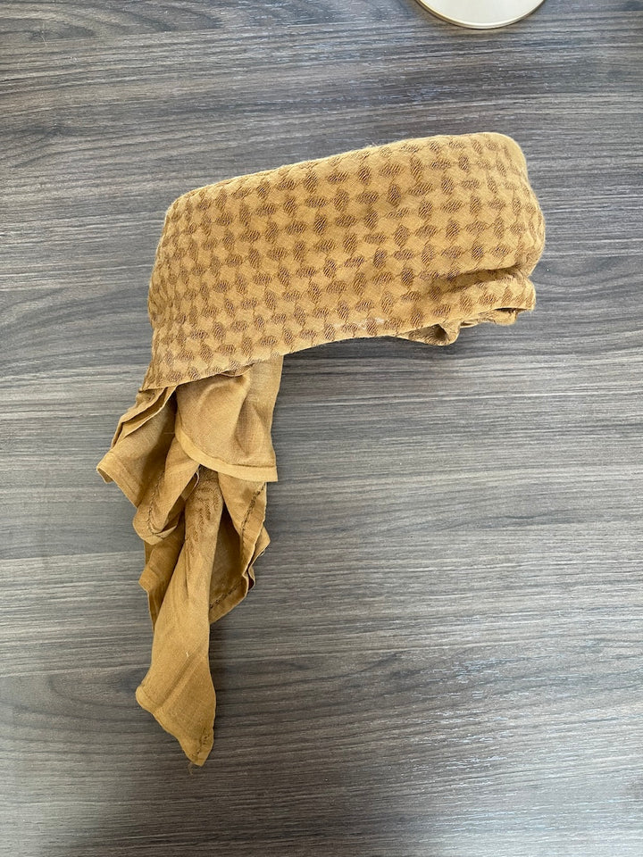 Mens Ready Made Mustard Arab Hat Keffiyeh