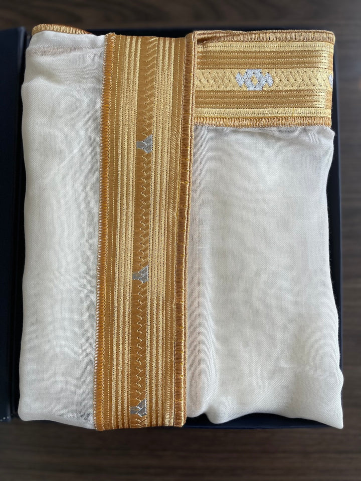 بشت رجالي عالي الجودة أوف وايت