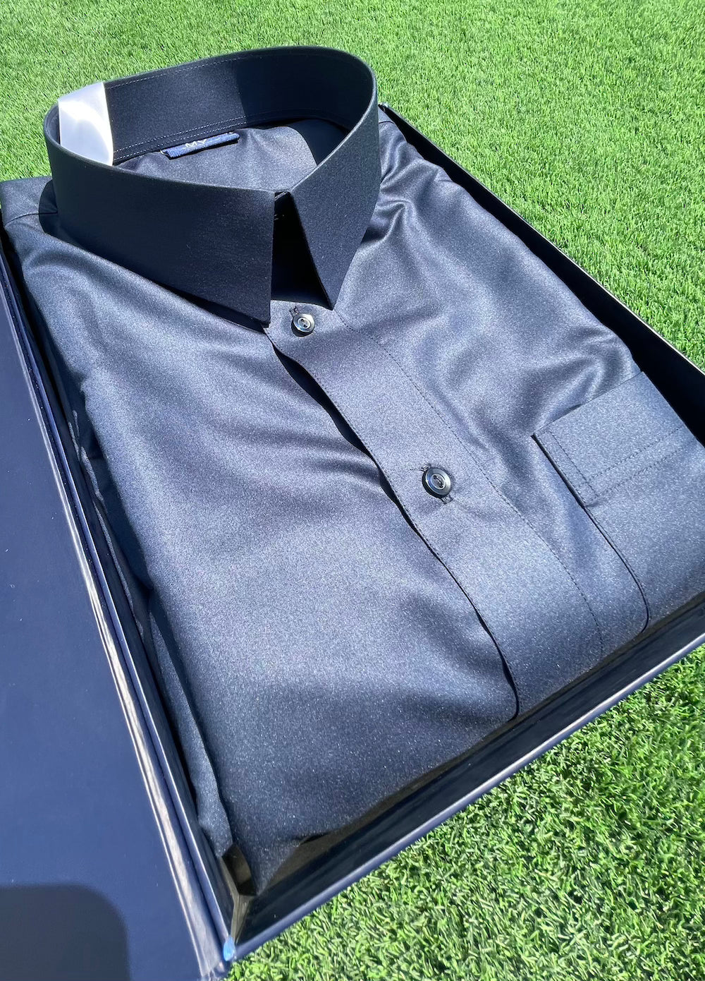 Mens Navy Blue Qatari Thobe