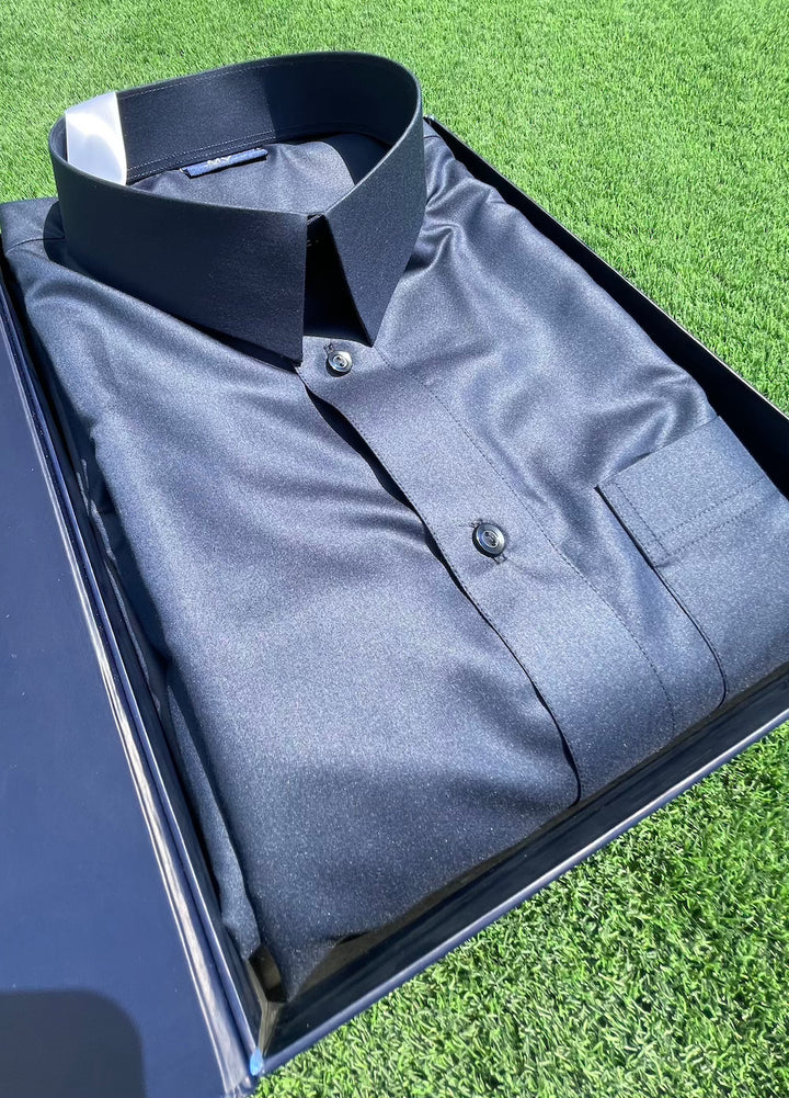 Mens Navy Blue Qatari Thobe