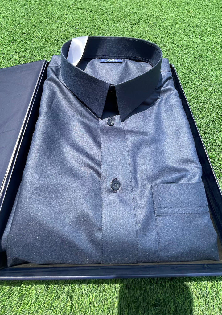 Mens Navy Blue Qatari Thobe