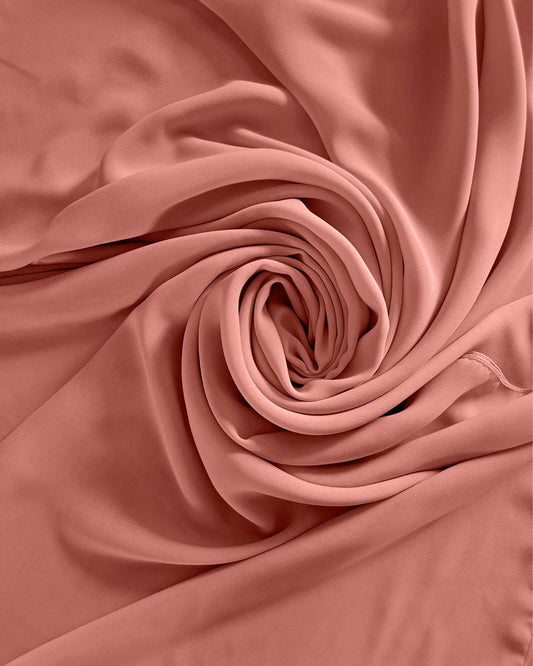 Premium Salmon Pink Chiffon Hijab Scarf