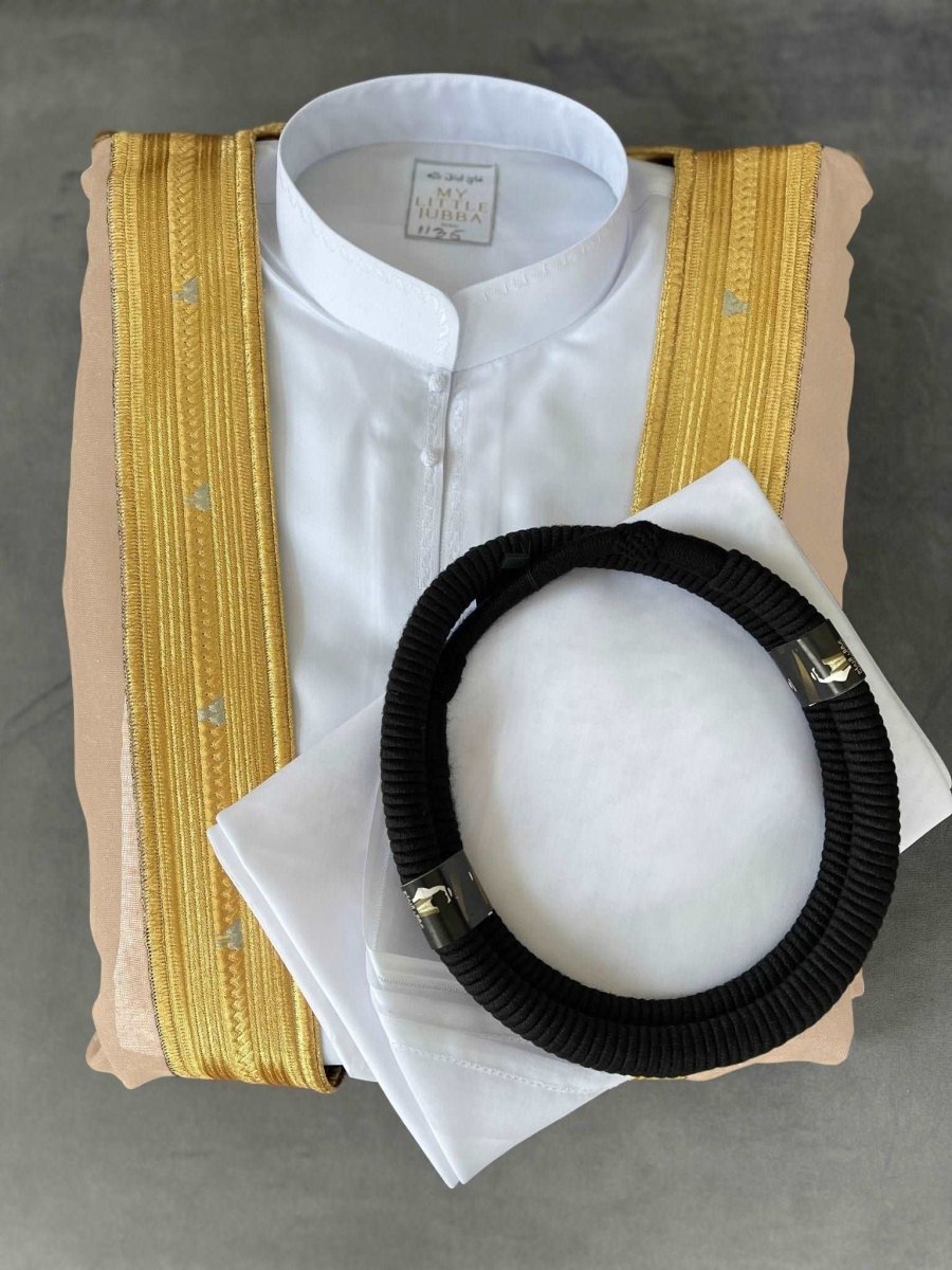 Kids Al Fahd 4 pcs Thobe Set