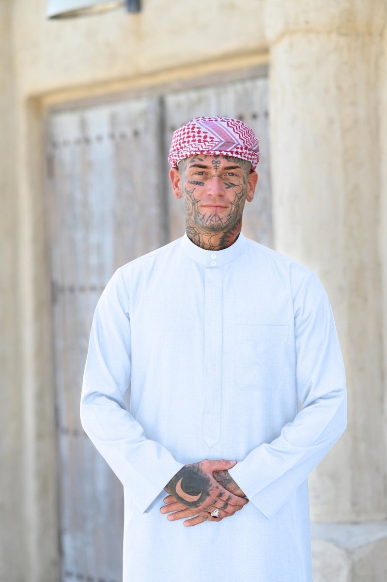 Mens White Saudi Thobe