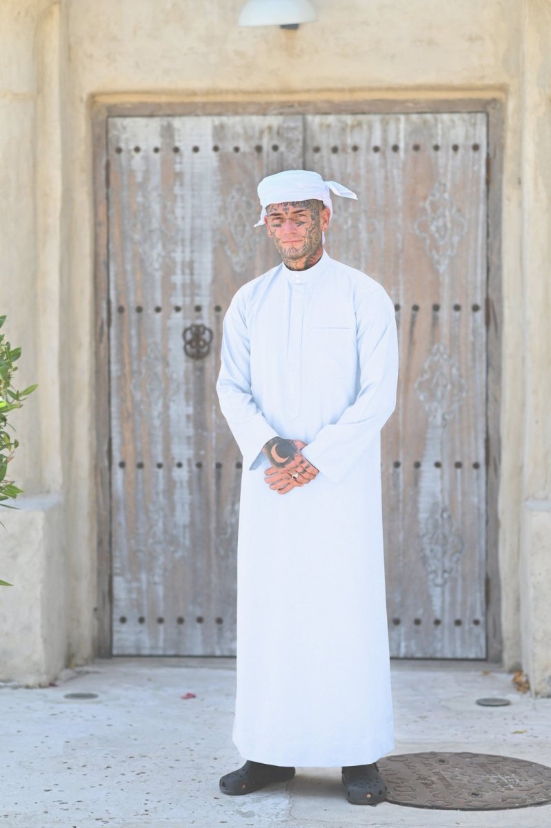 Mens White Saudi Thobe