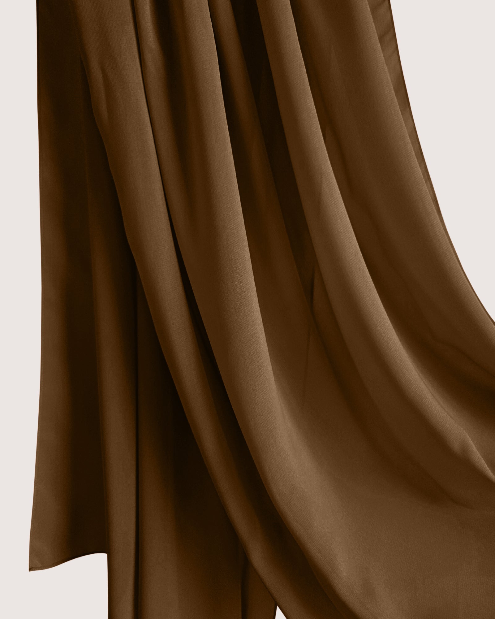 Premium Bronze Chiffon Hijab Scarf