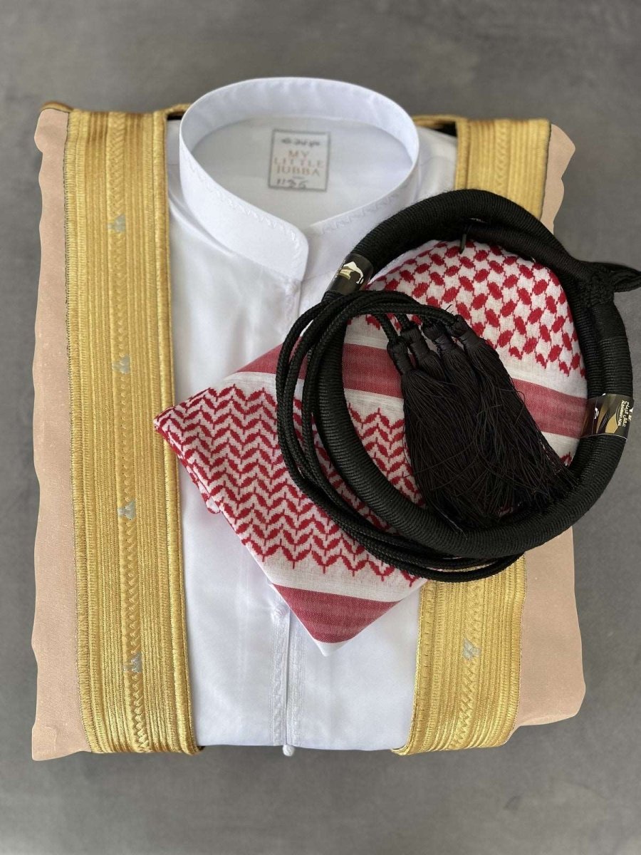 Kids Al Sharaqah 4 pcs Thobe Set
