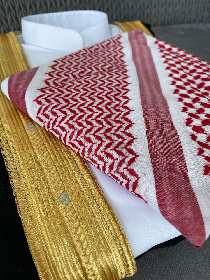 Mens Al Sultan 5 pcs Bahraini Thobe Set