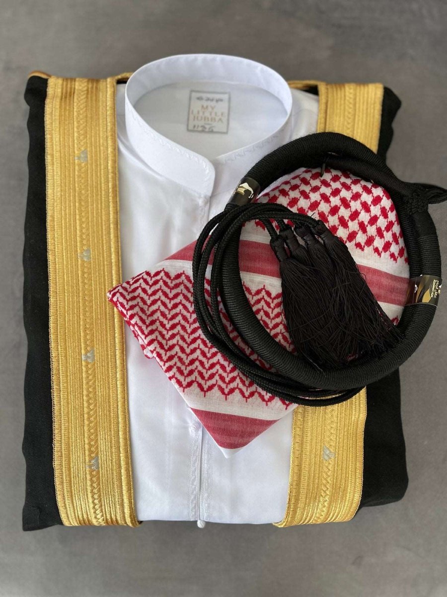 Kids Al Sultan 4 pcs Thobe Set
