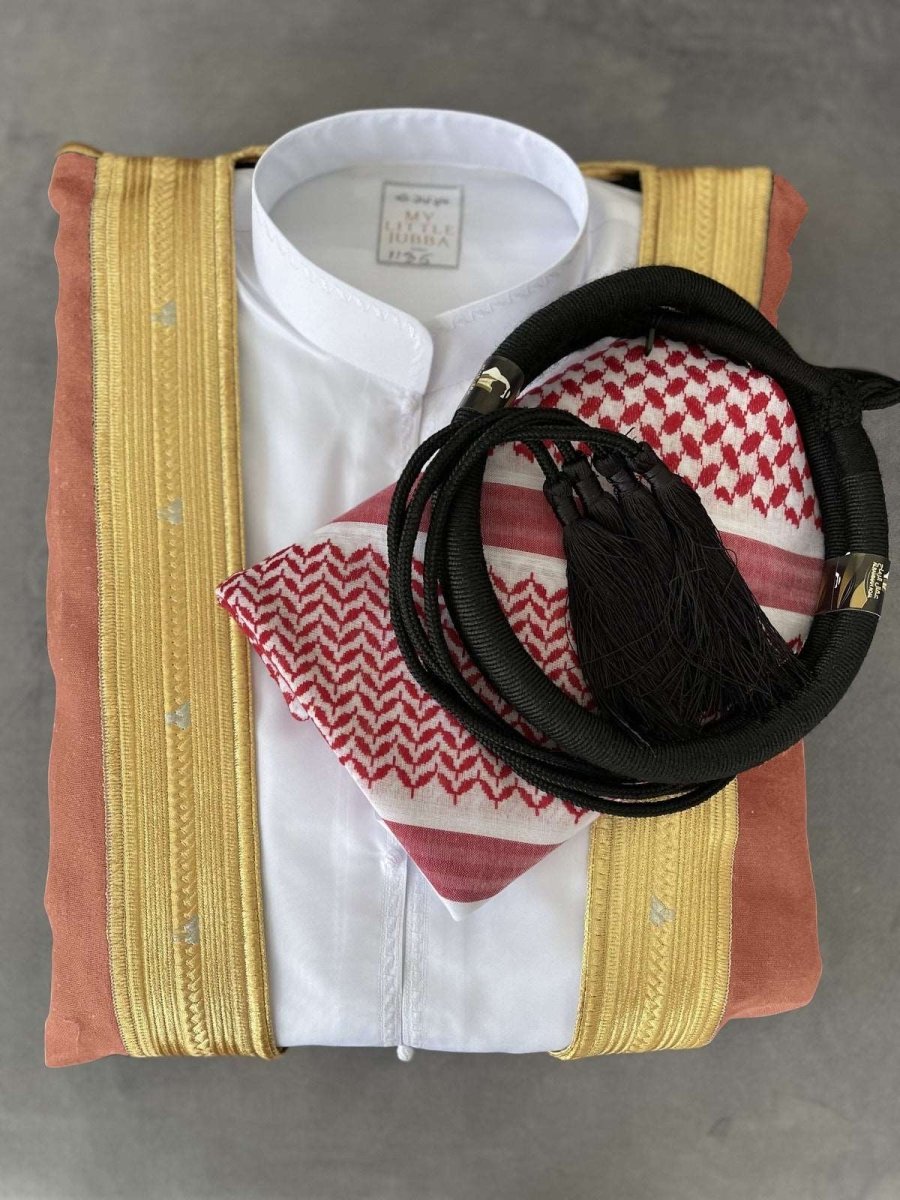 Kids Al Sahara 4 pcs Thobe Set
