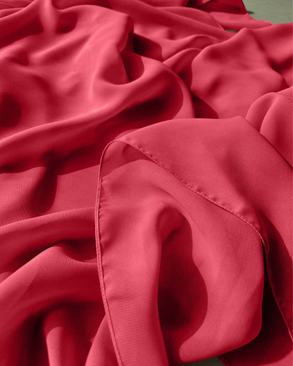 Premium Hot Pink Chiffon Hijab Scarf