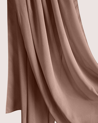 Premium Latte Chiffon Hijab Scarf