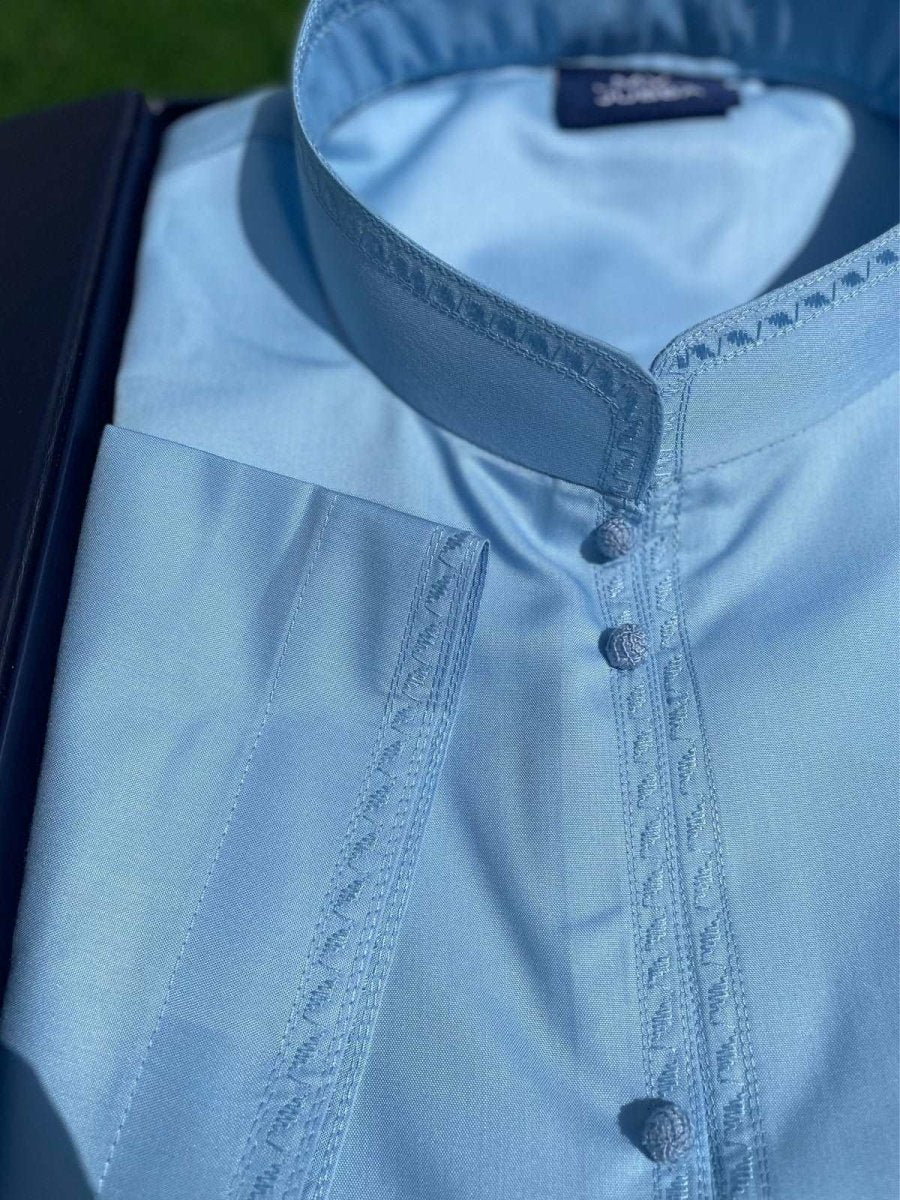 Mens Ice Sky Blue Bahraini Thobe