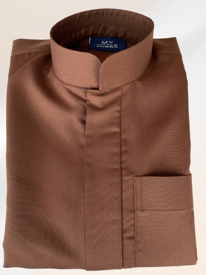 Mens Golden Mahogany Abadi Thobe