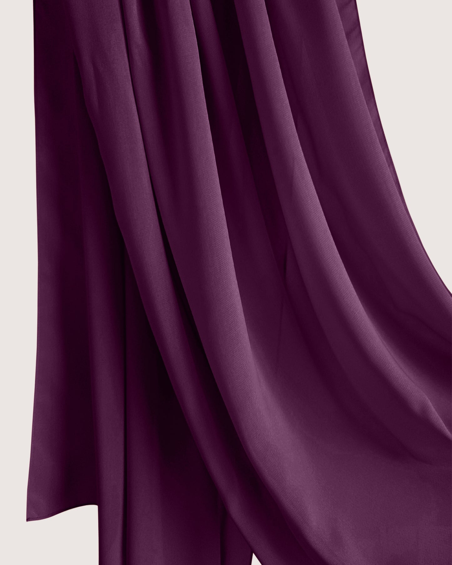 Premium Purple Chiffon Hijab Scarf