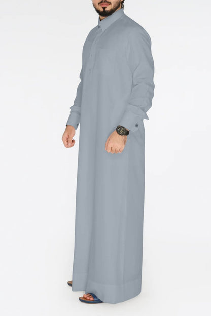 Mens Sky Blue Qatari Thobe