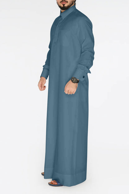 Mens Turquoise Majesty Qatari Thobe