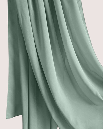 Premium Sage Chiffon Hijab Scarf